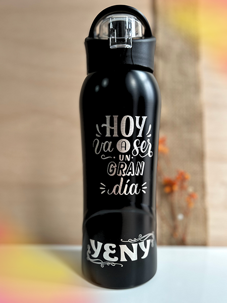 Grabado laser en termo metalico Grabado laser en termo metalico