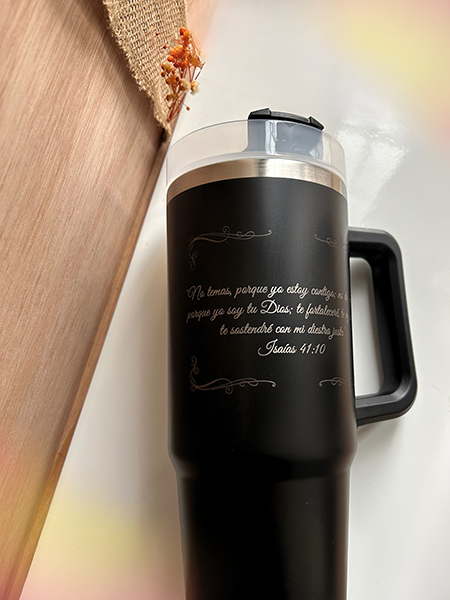 Grabado laser en termo metalico Grabado laser en termo metalico